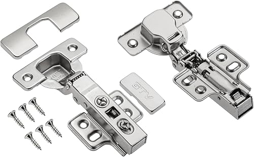 GTV Bisagra Hidráulica Superpuesta ECHC, Cierre Suave Amortiguado, Sistema Clip-