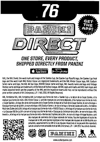 Miniatura 2 de 2018-19 Panini NHL Stickers Hockey #76 Dylan Larkin Foil Detroit Red Wings Foil Official 2 1/2 Tall x 2 Inch Wide NHL Album Sticker