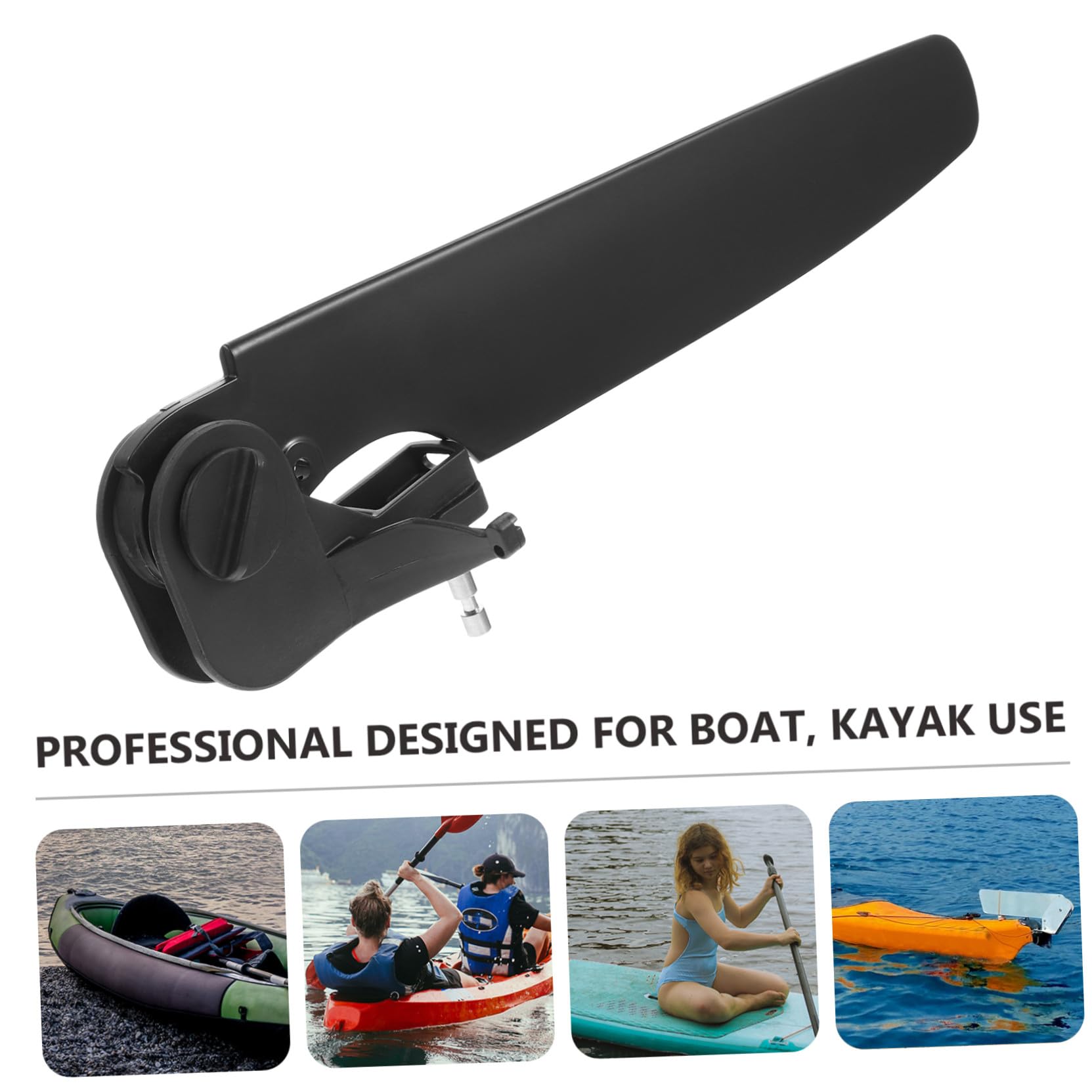 FOMIYES Kajak Ruder Nylon Steuerung Pedal Ruder mit Edelstahl Verbindungsstütze 45mm für Outdoor Kajak Kanu Angelboot Richtungslenksystem
