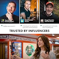 Vista 2 de Movo VXR10 Universal Shotgun Mic for Camera - Camera Microphone for DSLR, iPhone and Android Smartphones - Compatible with Canon EOS, Nikon, and