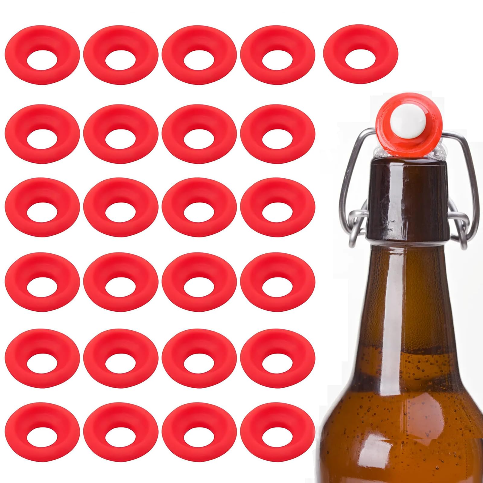 GUARNIZIONI IN SILICONE Per La Birra Tubo Immersione O-Ring Facile Da