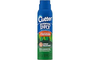 Cutter Backwoods Dry Insect Repellent: Effective Mosquito Repellent with 25% DEET