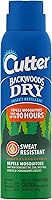 Cutter Backwoods Dry Insect Repellent Aerosol, 25% DEET, 10-Hour Protection vs Mosquitoes, Ticks & Bugs, 4oz Spray