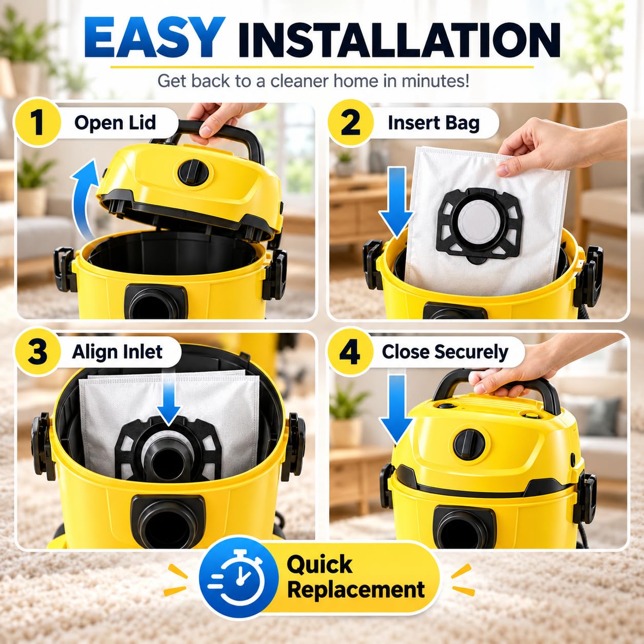 Bolsas, para Karcher KWD 6 for 2.863-006.0