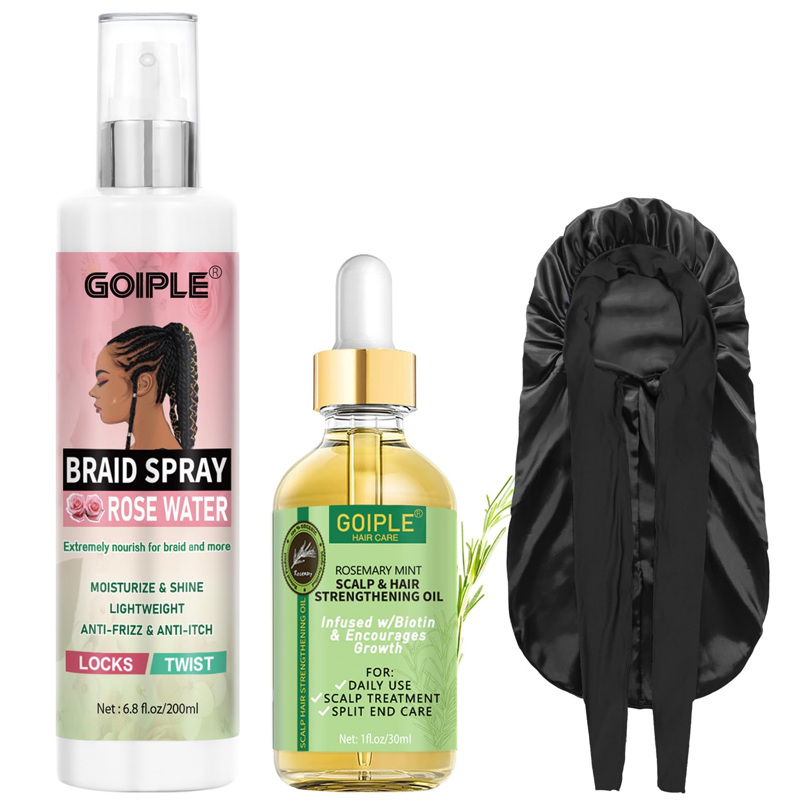 Braid Spray Rose Mint Kit