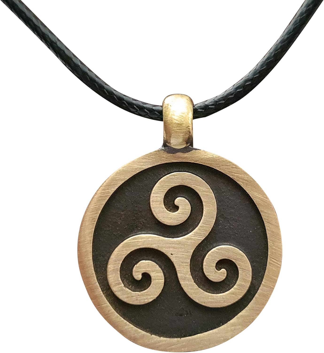 Baldur Jewelry - Triskele Spiral Pendant Necklace - Triskelion Necklace Celtic Spiral Jewelry - Triple Spiral Necklace - Spiral Necklace Pendant - Ancient Triskele Necklace - Triskelion Jewelry Gifts