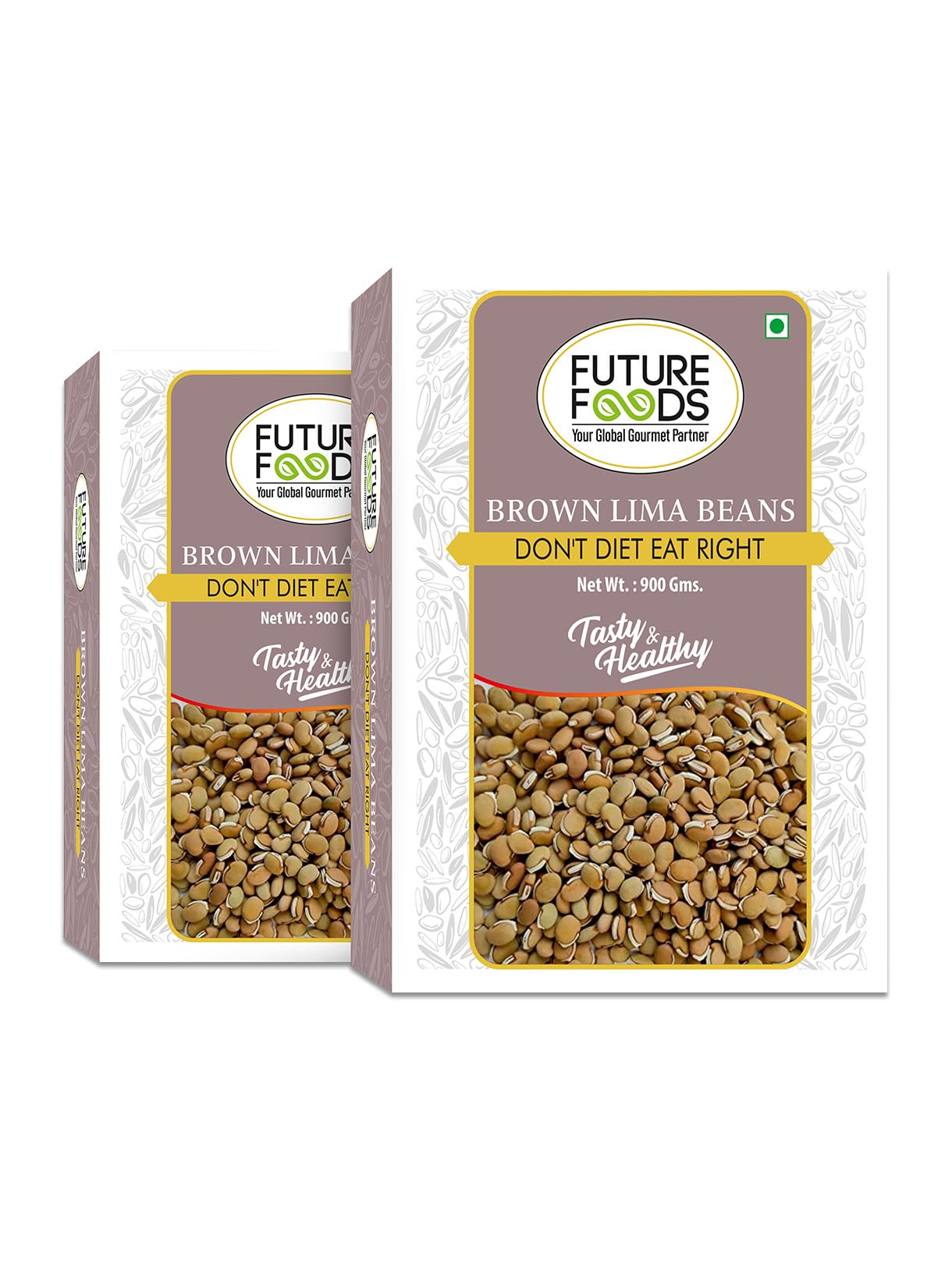 Future Foods Premium Brown Lima Beans 900g (Pack Of 2)| High in Fiber & Protein | Heart Healthy & Gluten-Free | Low Fat & Low Sodium | Rich in Dietary Fiber & Iron |Supports Digestion & Bone Health-image-20