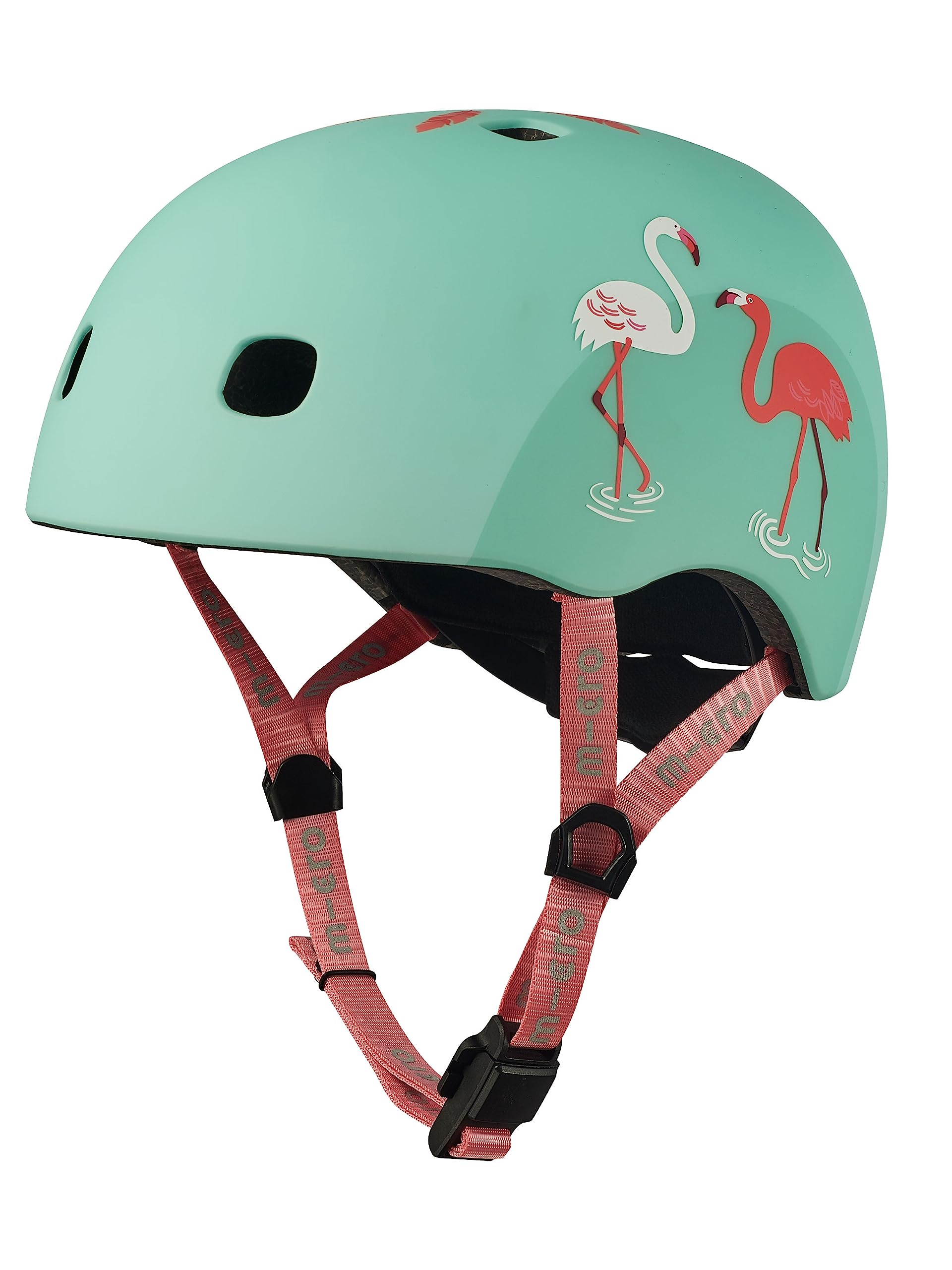 Micro® | Casco per Bambini per Monopattino o Bicicletta | Luce Posteriore di Sicurezza a 3 Posizioni | Ultralight 250 Grammi | Chiusura Magnetica | Bambini e Ragazze