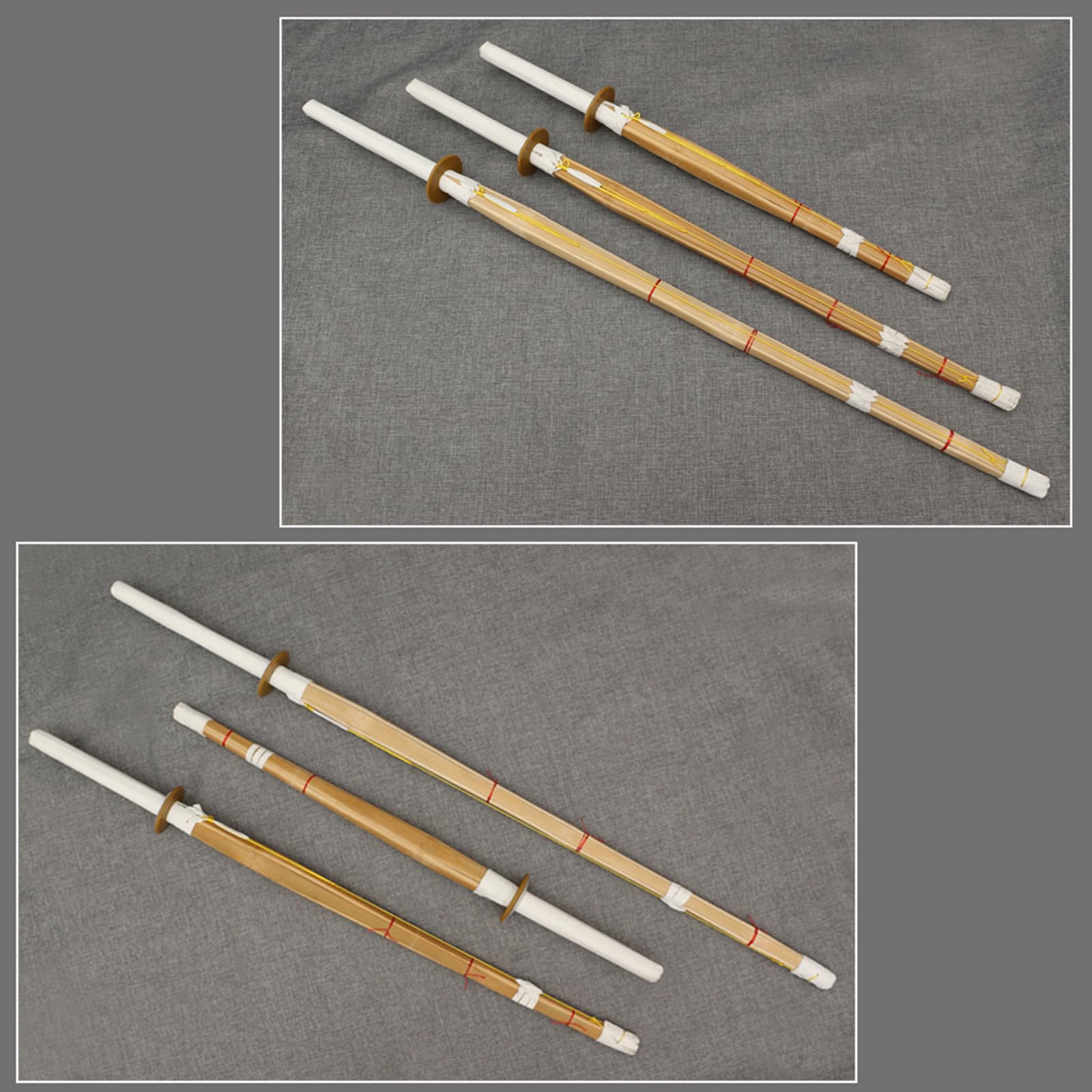 (80 cm,100 cm,120 cm) Épée de samouraï en Bambou Naturel,Épées en Bois de Pratique du Kendo,Katana Japonais en Bois Fait à la Main pour l'entraînement,Les Cadeaux,Le Cosplay - 1 pièce/2 pièces