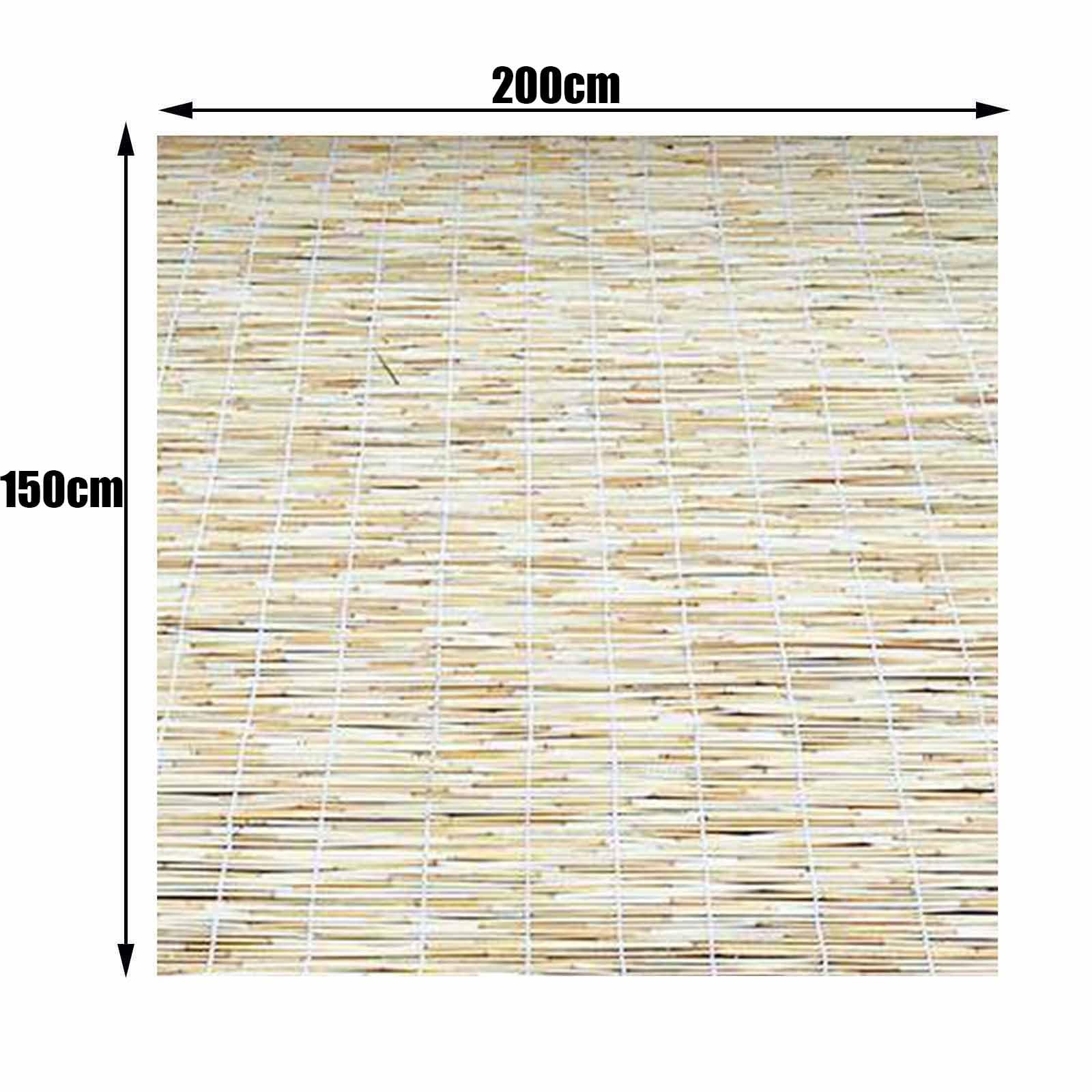 Recinto di canne, schermo for recinzione da giardino, schermo for la privac | Resistente alla pioggia e all'umidità, elevata privacy, resistente all'usura e durevole(150*200cm)