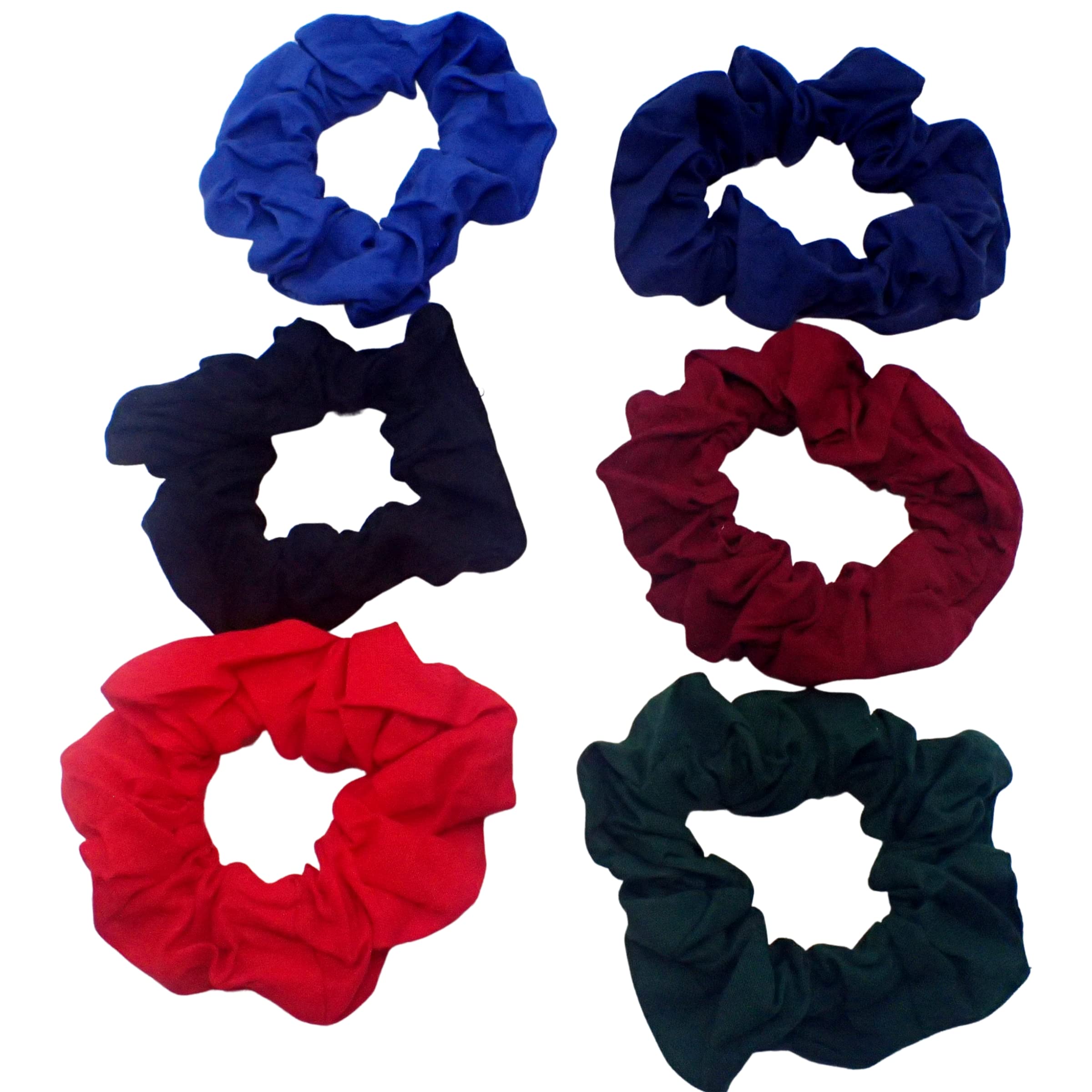 Topkids Accessories 6pc Scrunchies for Girls and Women Hair bobbles for Women Hair Scrunchies, Hair Accessories