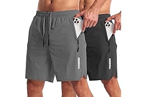 CANGHPGIN 2-Pack Men's Athletic Shorts: Your Essential for Active Comfort