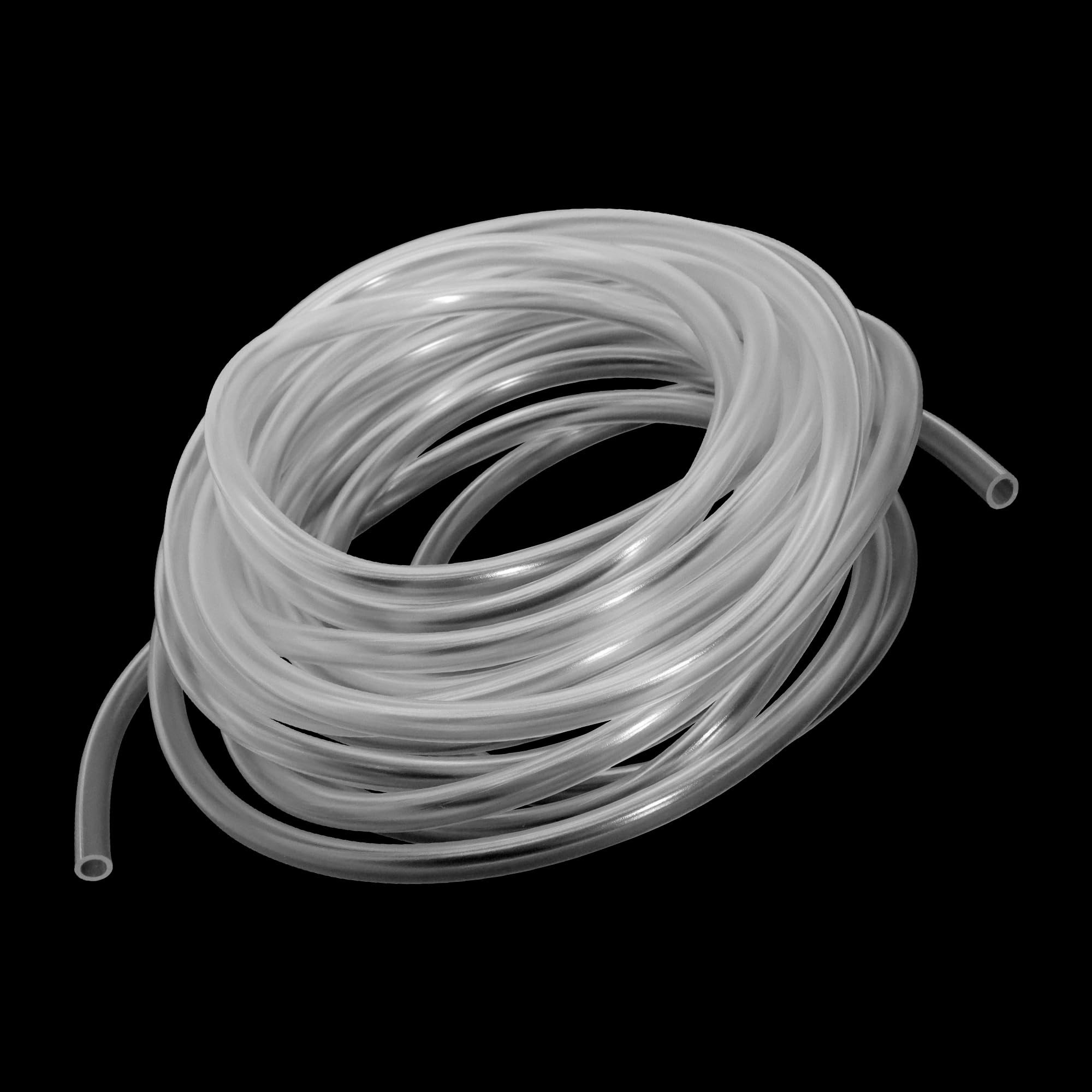 Lavmhab Clear Pvc Tubing 2Mm Id X 4Mm Od – 6M Flexible Vinyl Hose For Water, Air & Aquarium Use, Lightweight Plastic Pipe