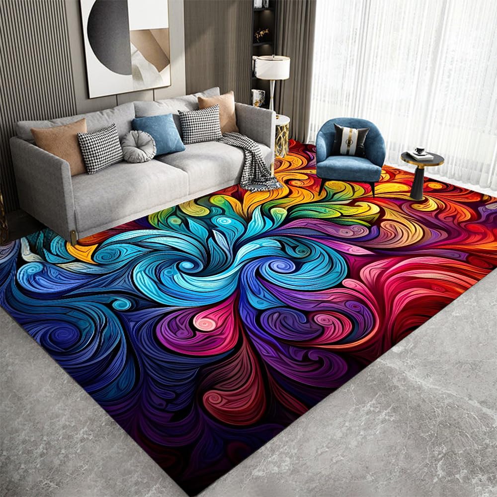 Tapis de sol lavable anti-glisse contre les taches et sols froids de salle de bain