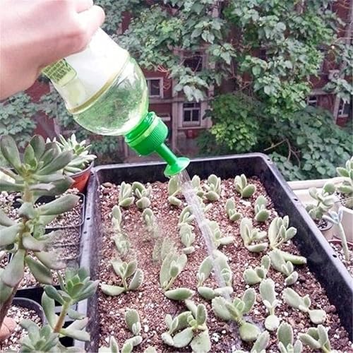 Miniatura 7 de 3 unids botella portátil superior rociador jardín planta riego accesorio rociador cabeza botella de refresco lata de agua Top Waterers equipo de