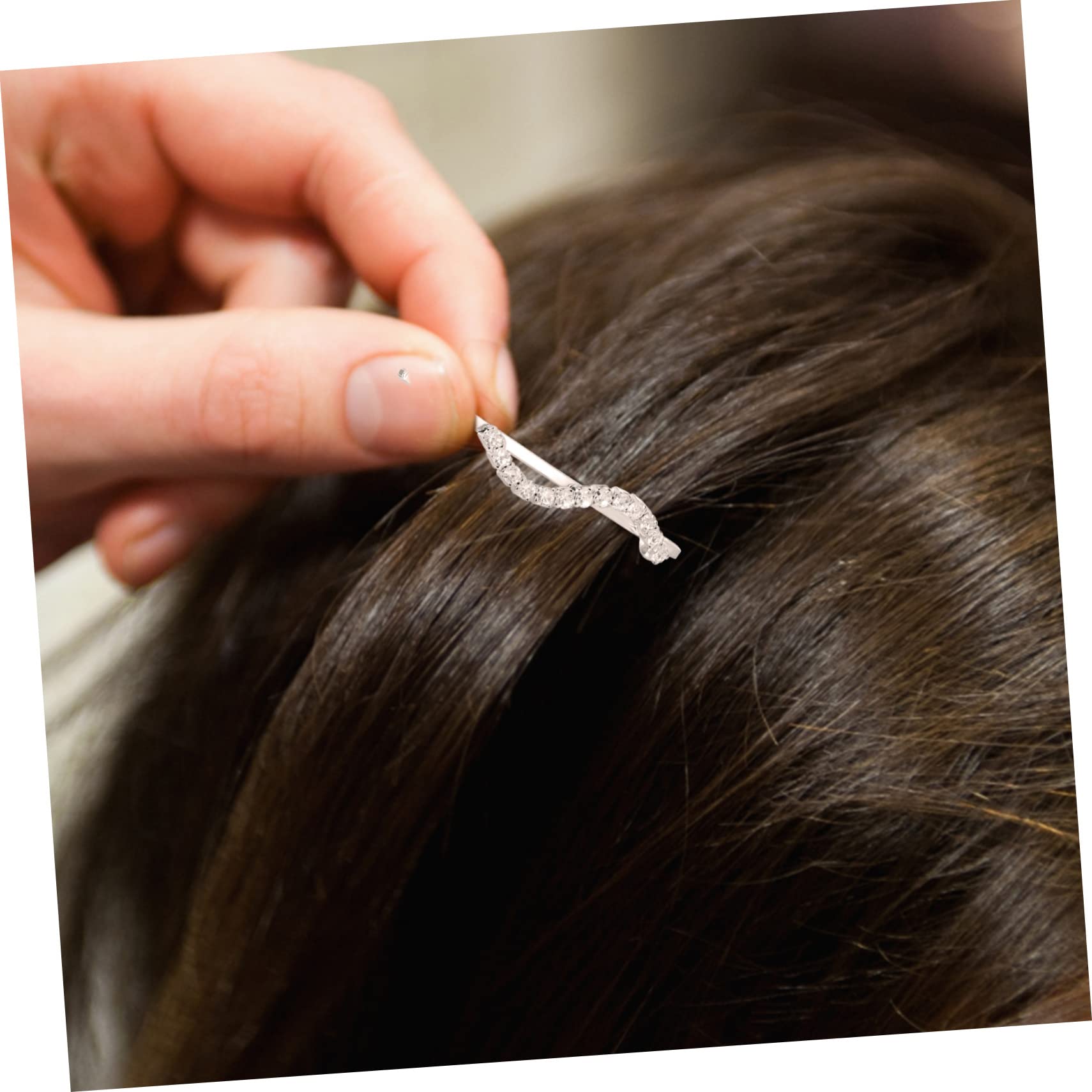 Healeved 48stücke Strass-haarspangen Für Frauen Glänzende Bobby Mit Einzelnen Reihen Für Elegantes Styling Für Alltag Hochzeiten Und Friseursalons
