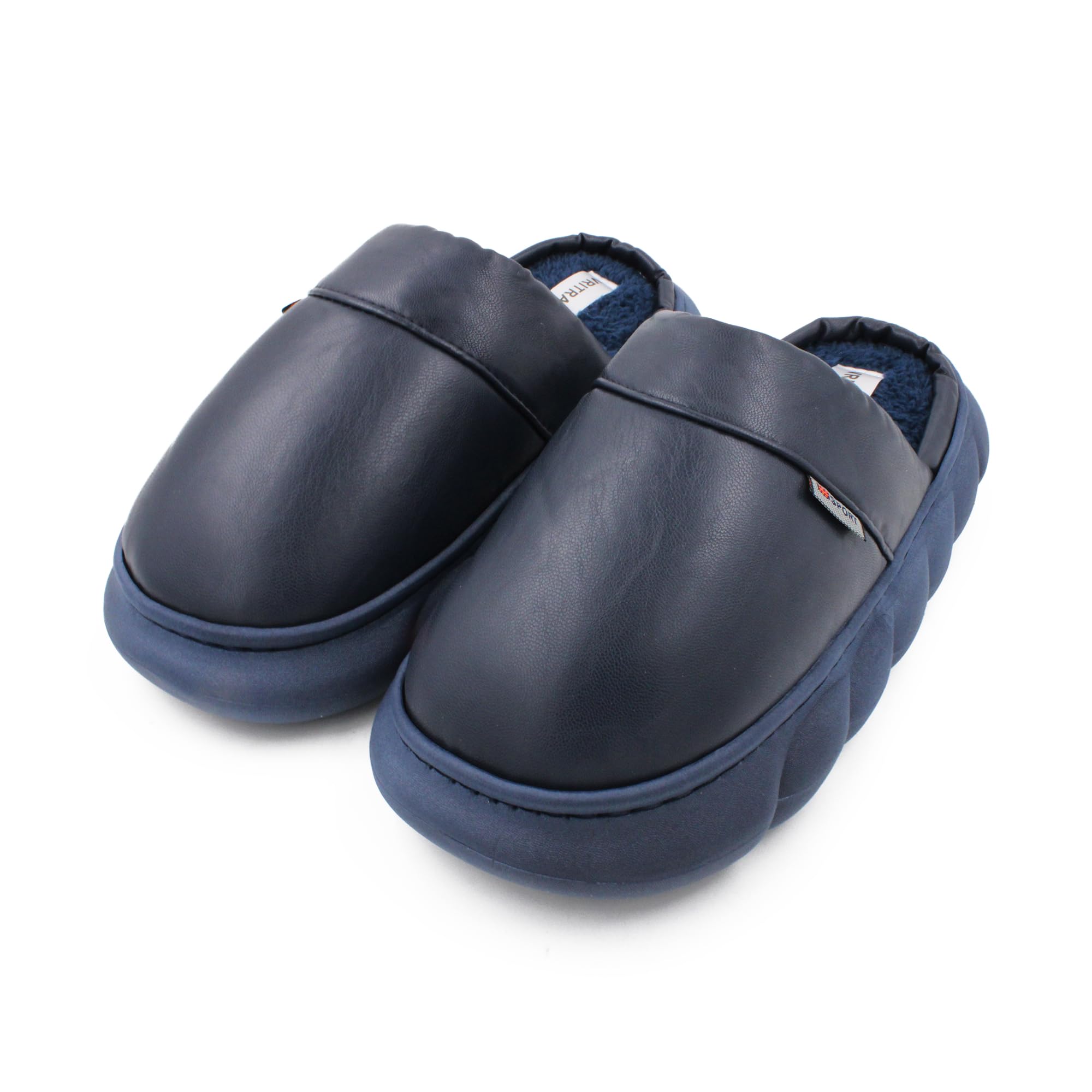 VRITRAZ Mens Winter Fur Slippers (Seal Blue, UK-8) (B0CNRPDDYX) Amazon Price History, Amazon Price Tracker