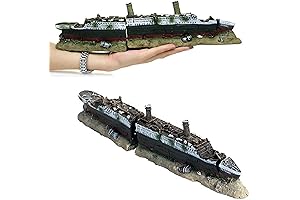Titanic Fish Tank Decor: Captivating Replica for Your Aquarium