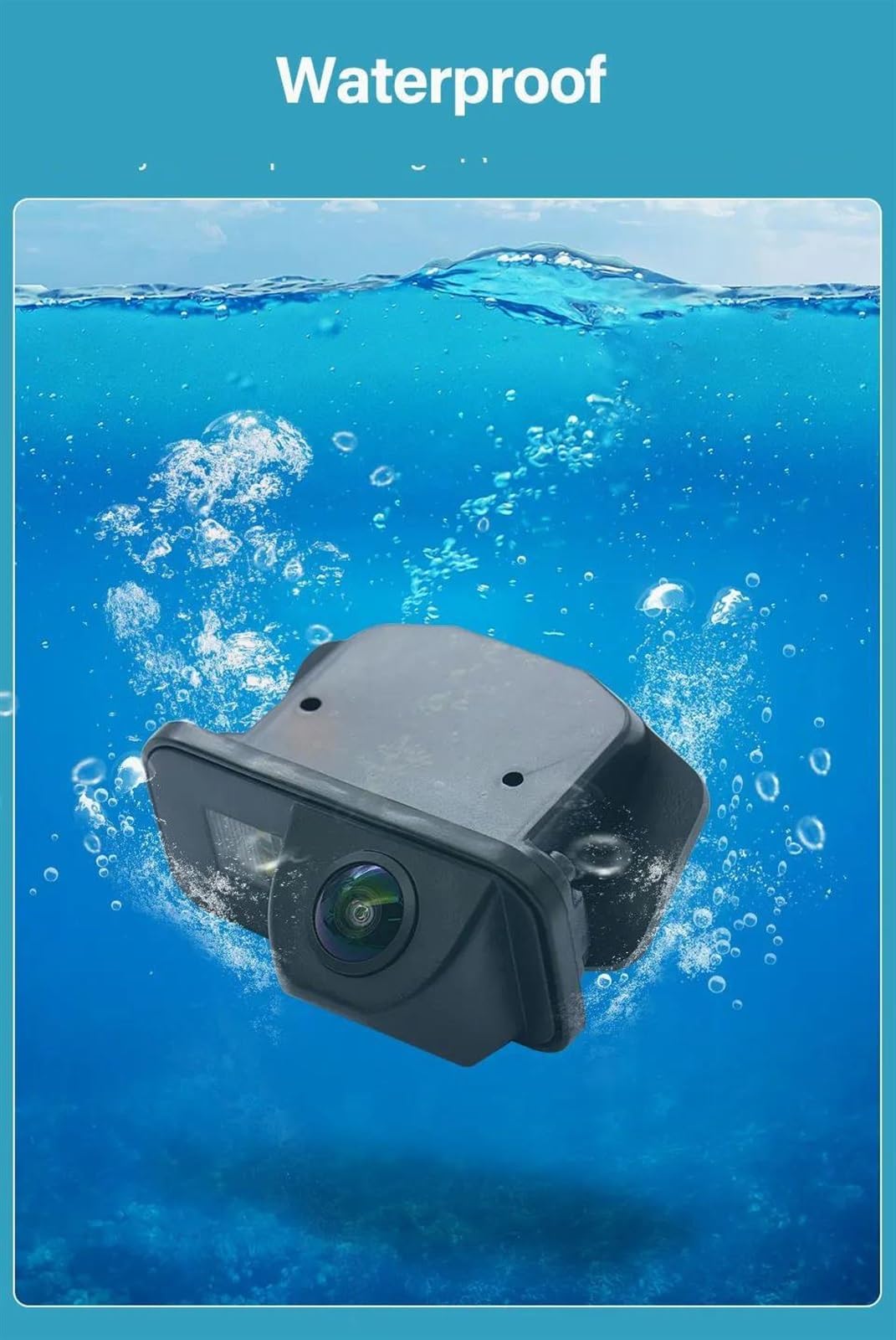 Cámara De Visión Trasera De Marcha Atrás para Toyota para Corolla 2007-2012 2013 2014 2016 para Auris para Avensis T25 T27 E12 E14 E15 170 ° HD 1080P CáMara Marcha AtráS AutomóVil (Talla : GAHD-B)