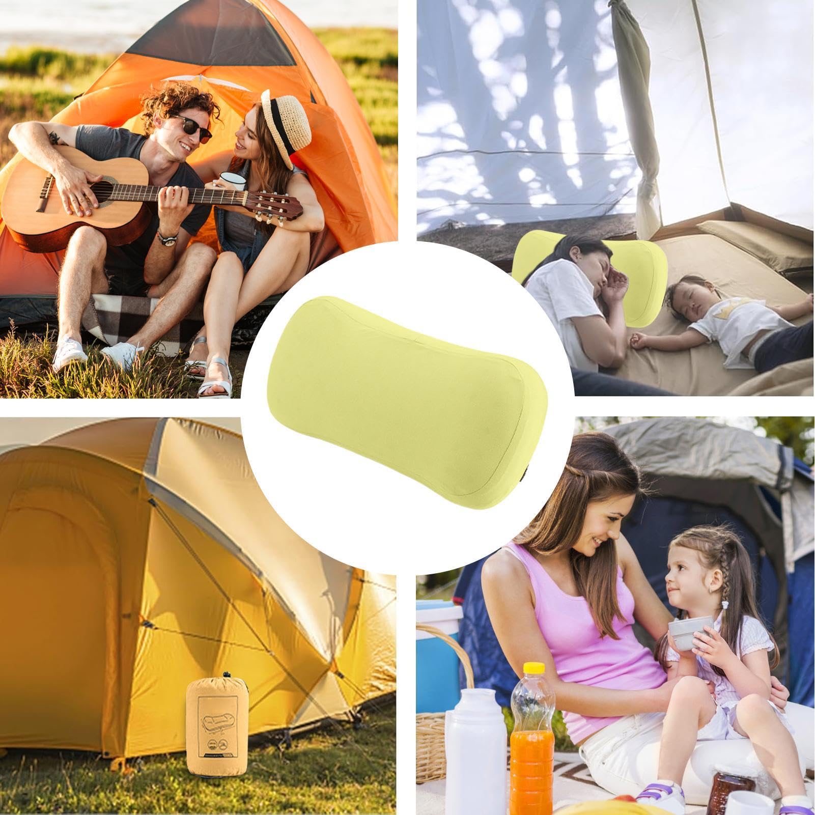 Oreiller de camping, oreiller pour le camping,Oreiller de couchage de