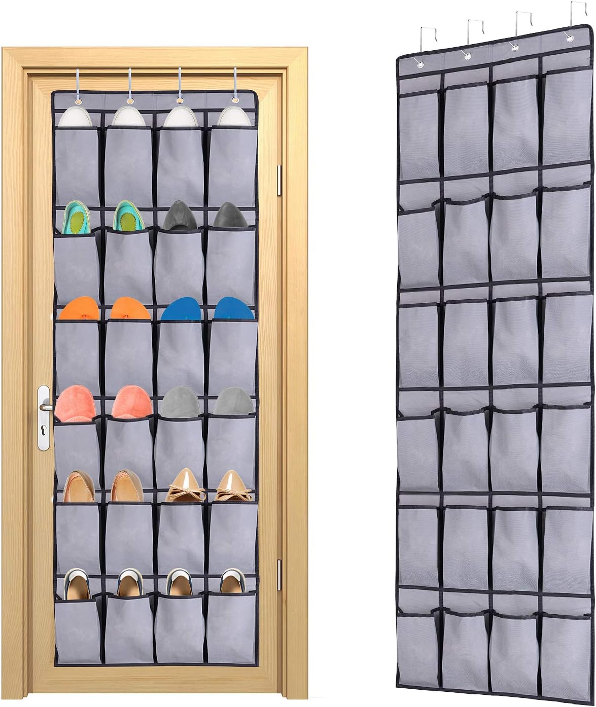 Schuh-Organizer Für Die Tür - 28-Fach Aufbewahrungstasche Platzsparend Für Kleidung & Accessoires