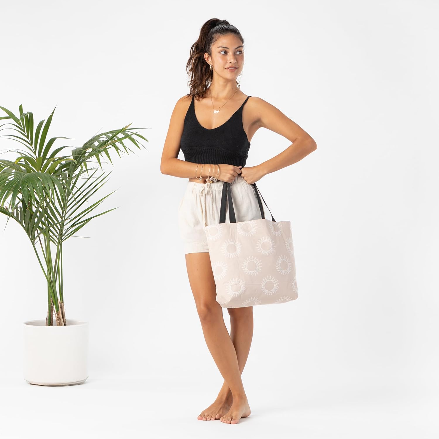 ALOHA Collection Reversible Tote Bag | Lightweight, Compact, and Splash-Proof Everyday Tote Bag | Open Top Design, Reversible, Splash-Proof