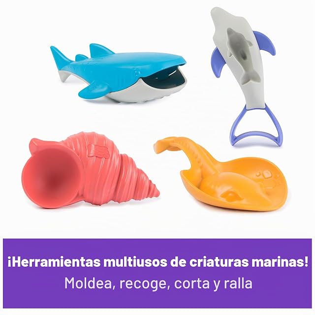Foto 7 de 8 de Kinetic Sand Project Planet Aguas Profundas 680 g, Herramientas Criaturas Marinas, Material Ecológico