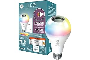GE Color Changing LED Light Bulb with Speaker