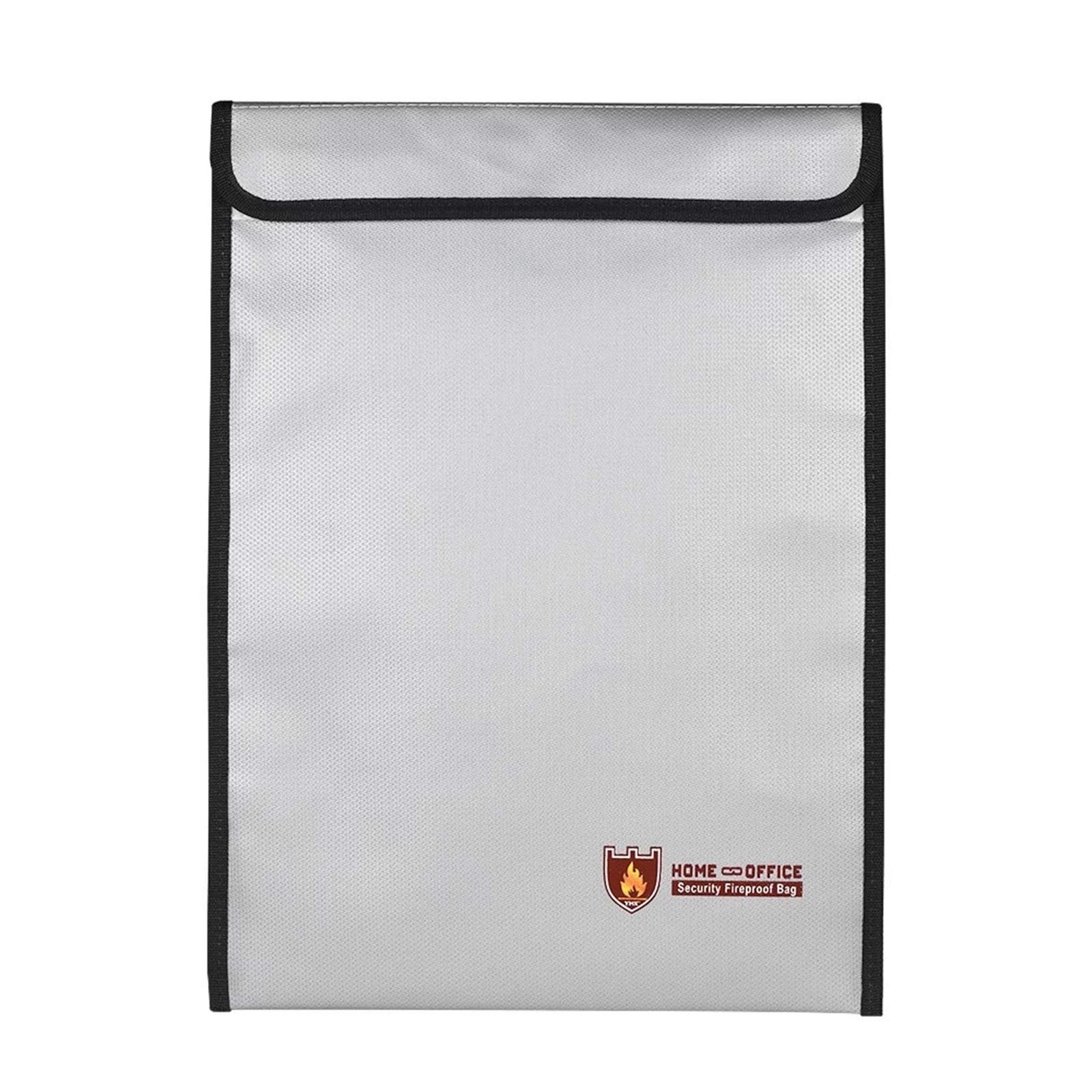 Fireproof Document Box Waterproof Fire Resistant Pouch Money Bag Fireproof Document for Passports, Legal Files and Valuables