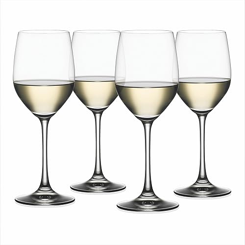 Spiegelau Vino Grande Copas de vino blanco juego de 4 cristal sin plomo de fabricación europea tallo clásico apto para lavavajillas juego de regalo Spiegelau Vino Grande Copas de vino blanco juego de 4 cristal sin plomo de fabricación europea tallo clásico apto para lavavajillas juego de regalo