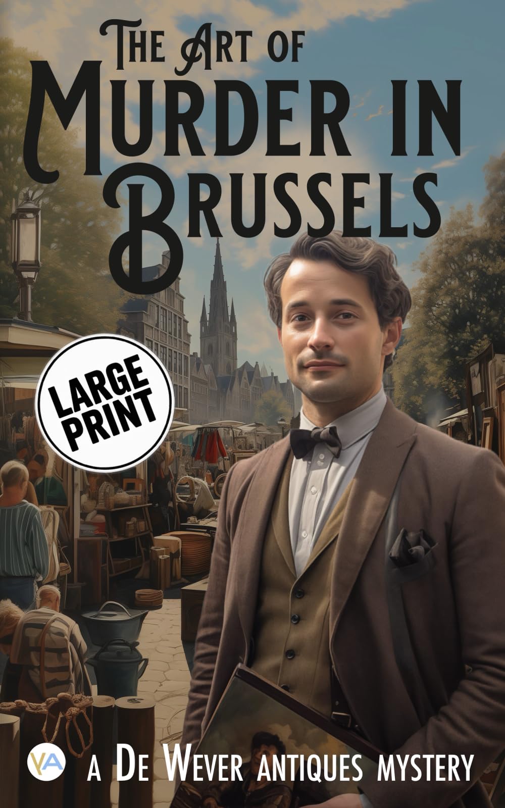 The Art of Murder in Brussels: Large Print Edition