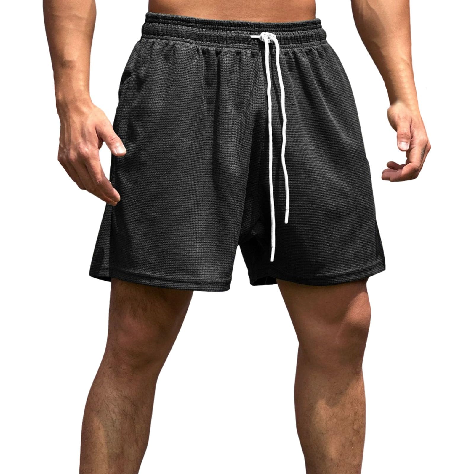 Mens Loose Athletic Running Shorts Quick Dry Workout Shorts Soft Lightweight Sports Gym Basketball Hiking Short Pants