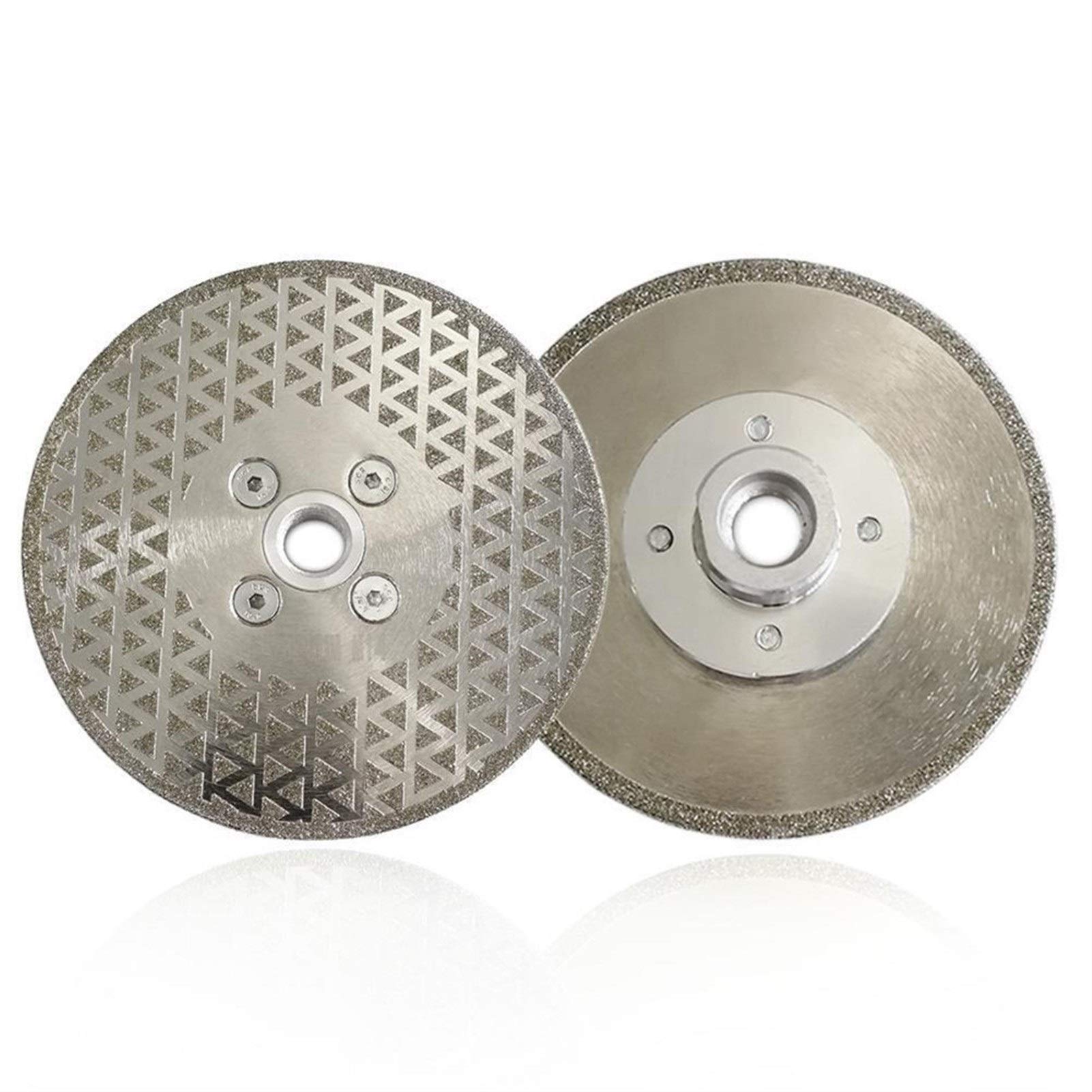 Tarcza Polerska, 2 Szt. 5 "/125 Mm Galwaniczne Tarcze Diamentowe Do Cięcia I Szlifowania Do Granitu I Marmuru Tarcza Szlifierska Diamentowe Ostrze/Sier/125Mm