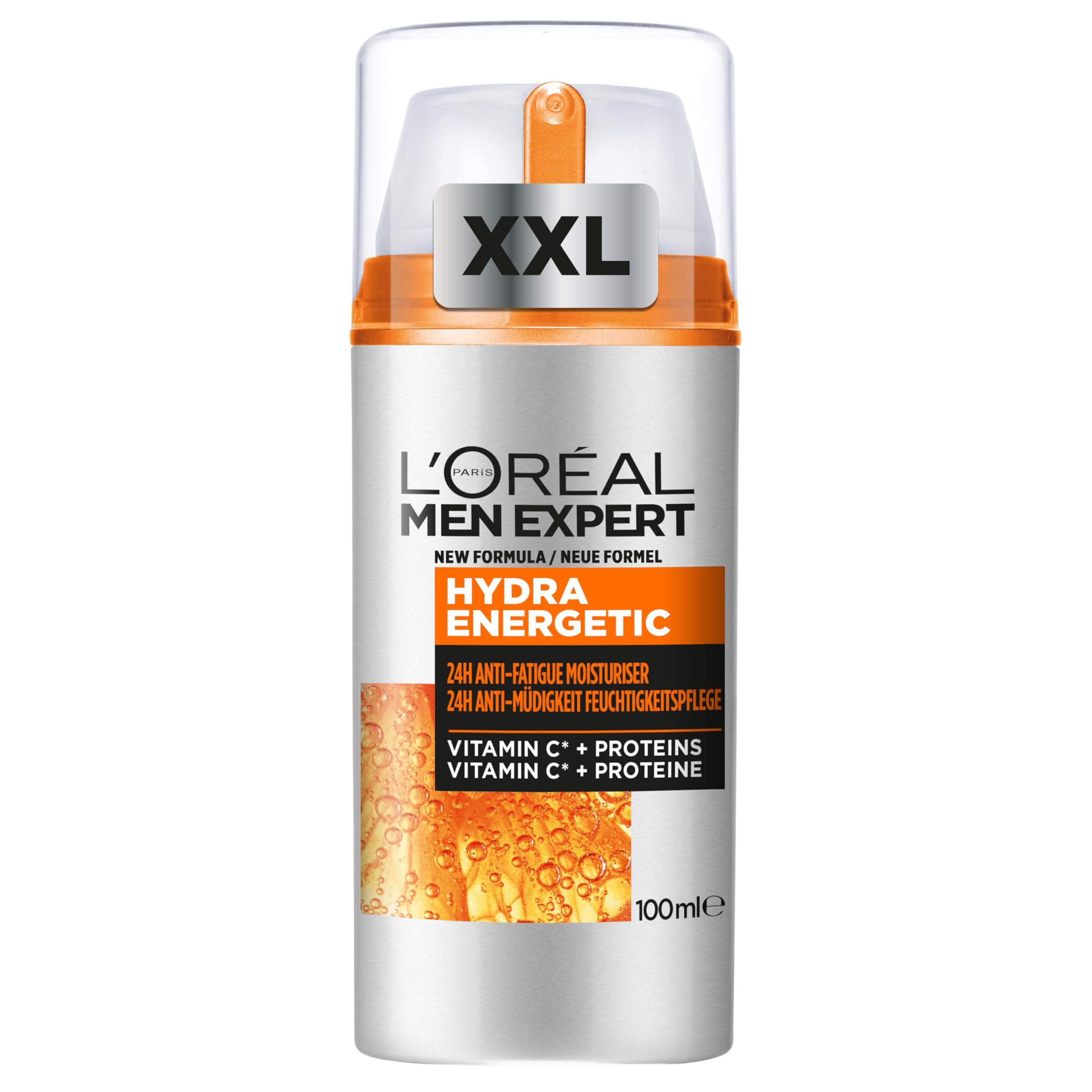 L'Oréal Men Expert kühlendes Anti-Glanz Pflegeset für Männer, Mit XXL Gesichtspflege, Gesichtsserum und Augen Roll-On, Set für Herren mit Feuchtigkeitspflege Anti-Müdigkeit, Hydra Energy, 3-teilig