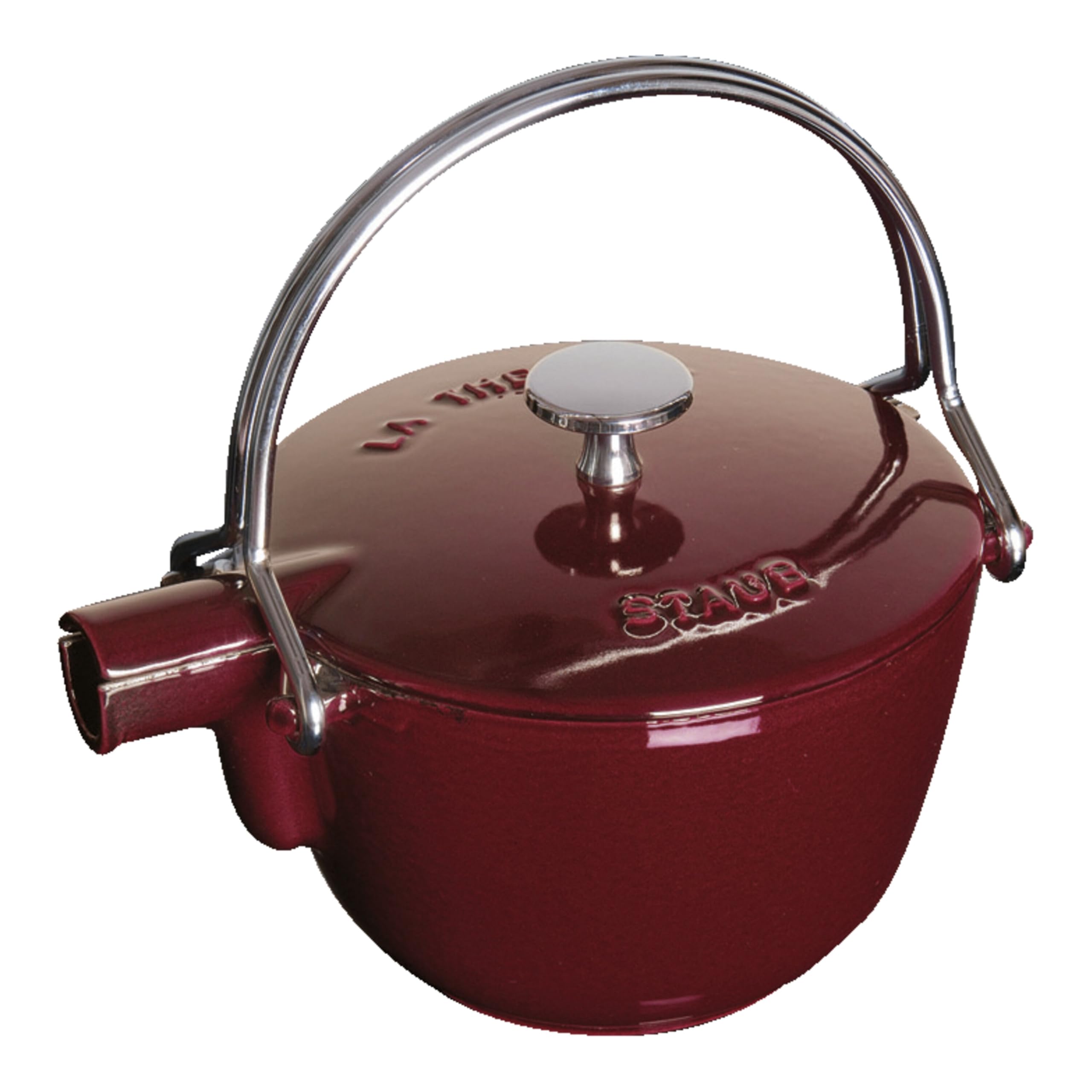 STAUB Théière en Fonte, Ø 21 cm, 1,​15 L, Grenadine