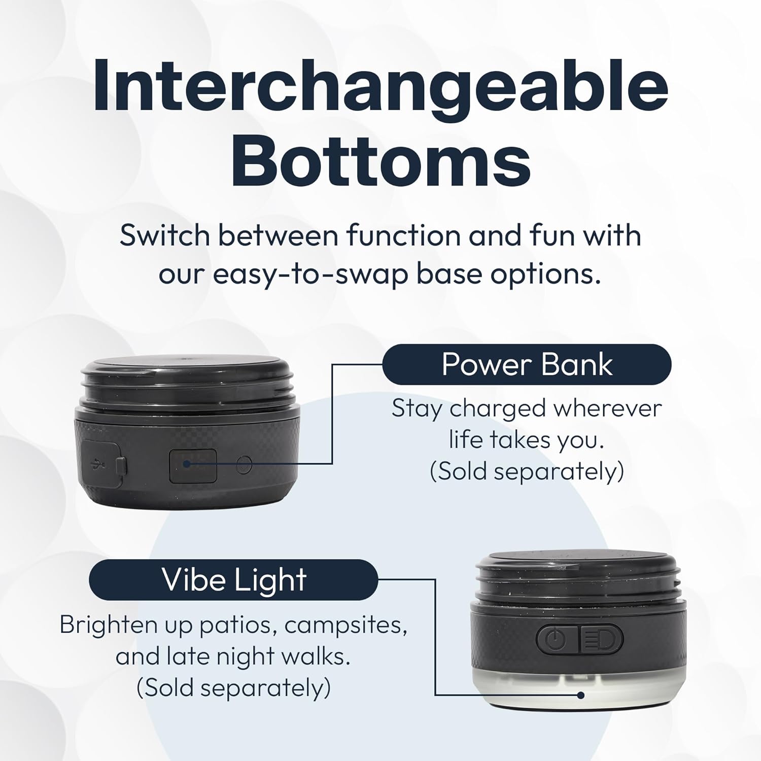 Go Caddy 18 oz Tumbler with Bluetooth Speaker, Insulated Stainless Steel Travel Cup with Lid, Hot & Cold Drink Termos, Removable Speaker with Microphone, Rubber Base, Black - Image 6