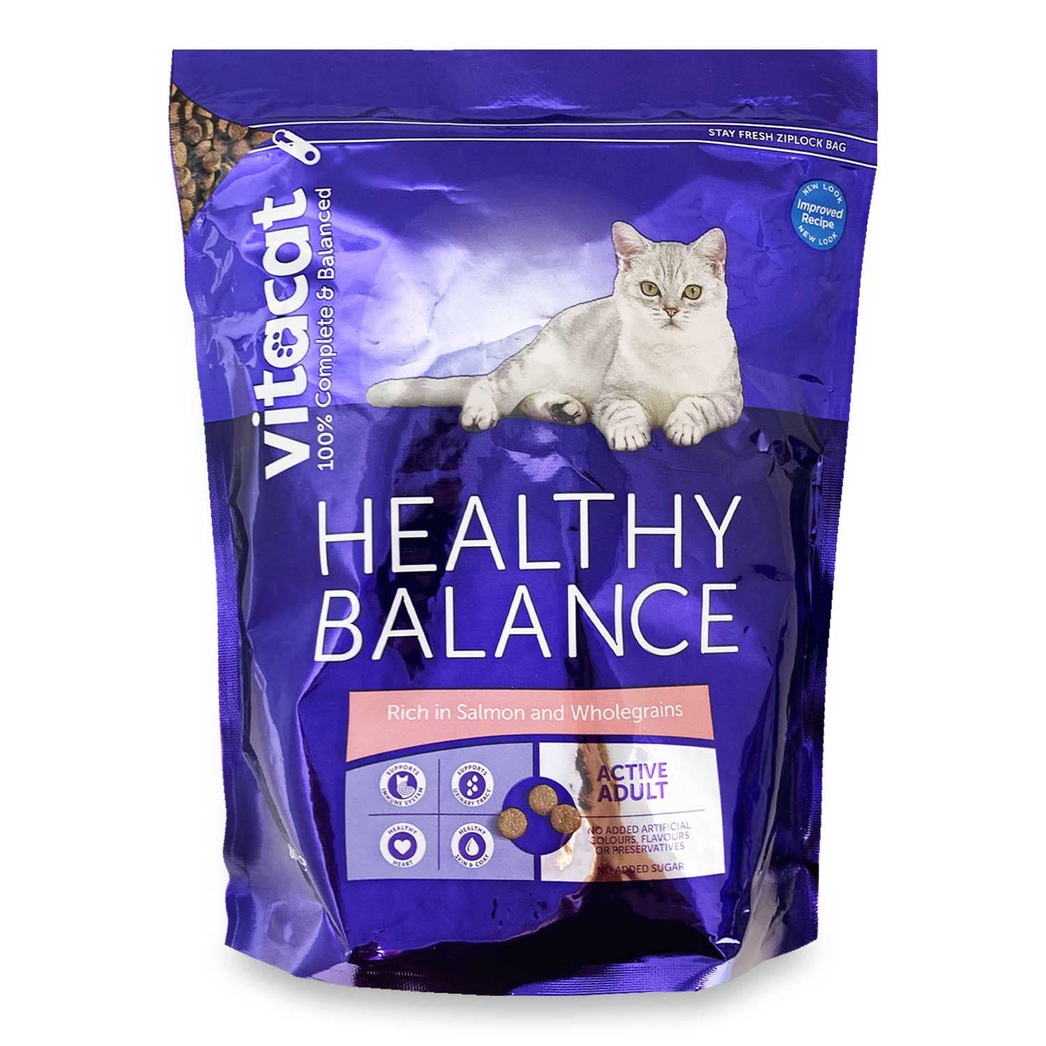 Vitacat Healthy Balance Rich In Salmon & Wholegrains 800g cat food