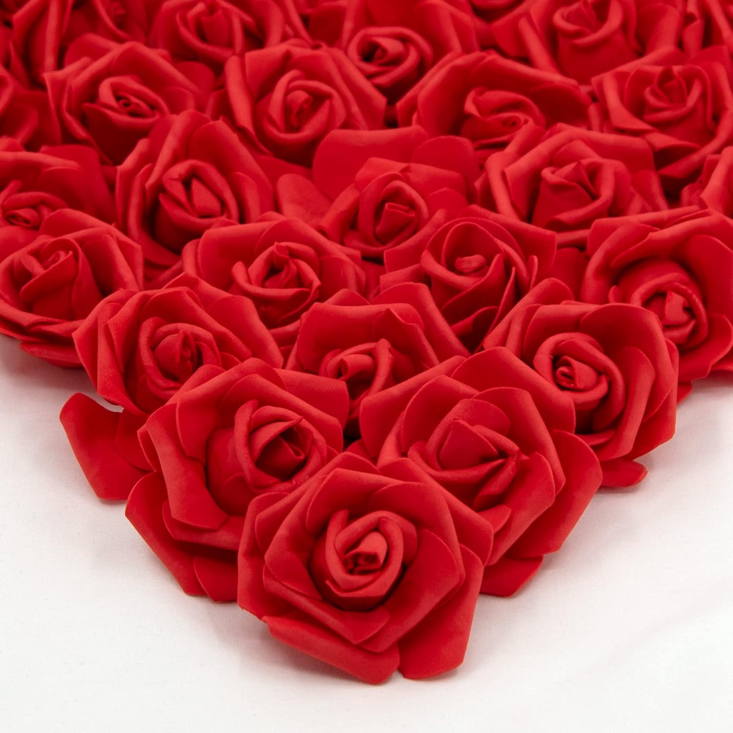 Amazon.com: AUSTOR 200 Pcs Foam Rose Heads Artificial Flowers Bulk Foam ...