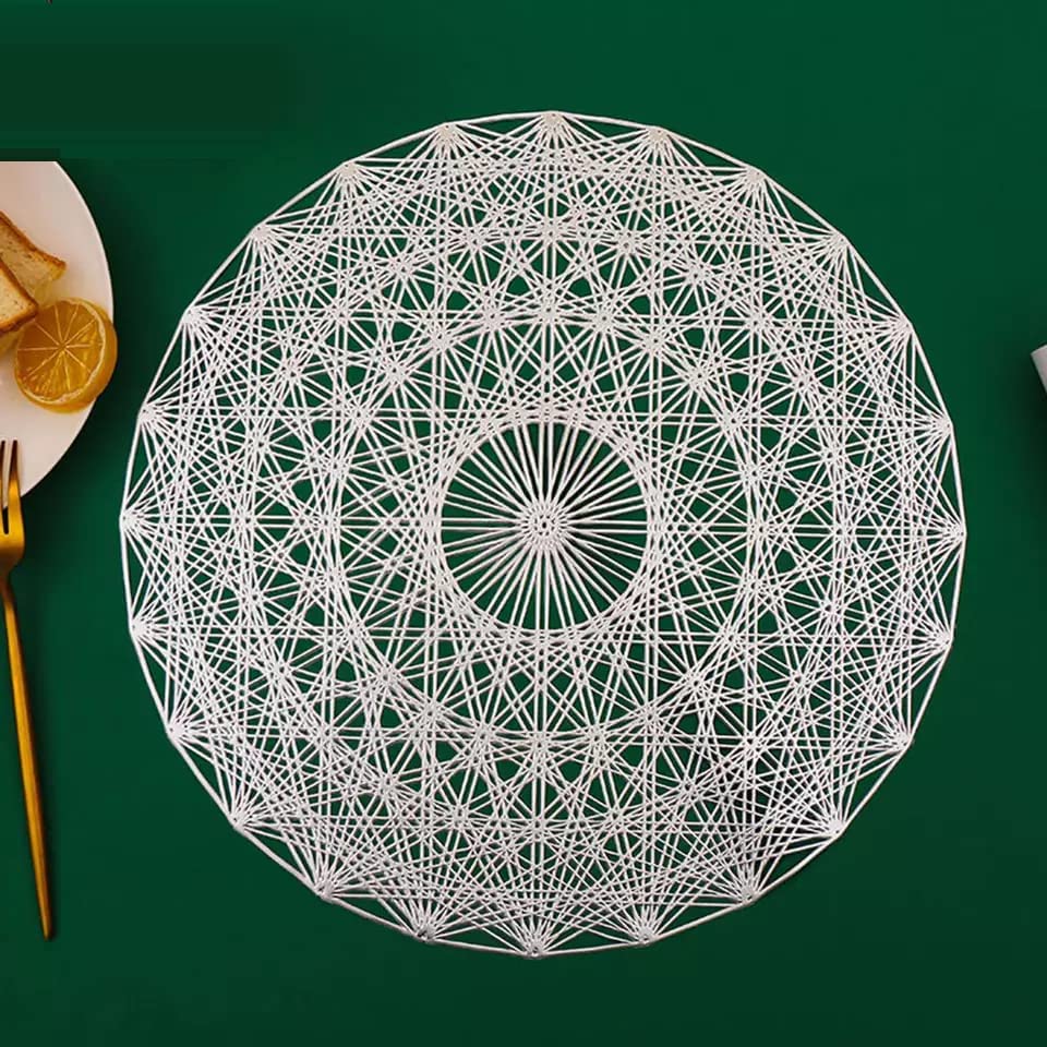 Golden & Silver Placemats - Washable & Non-Slip -1