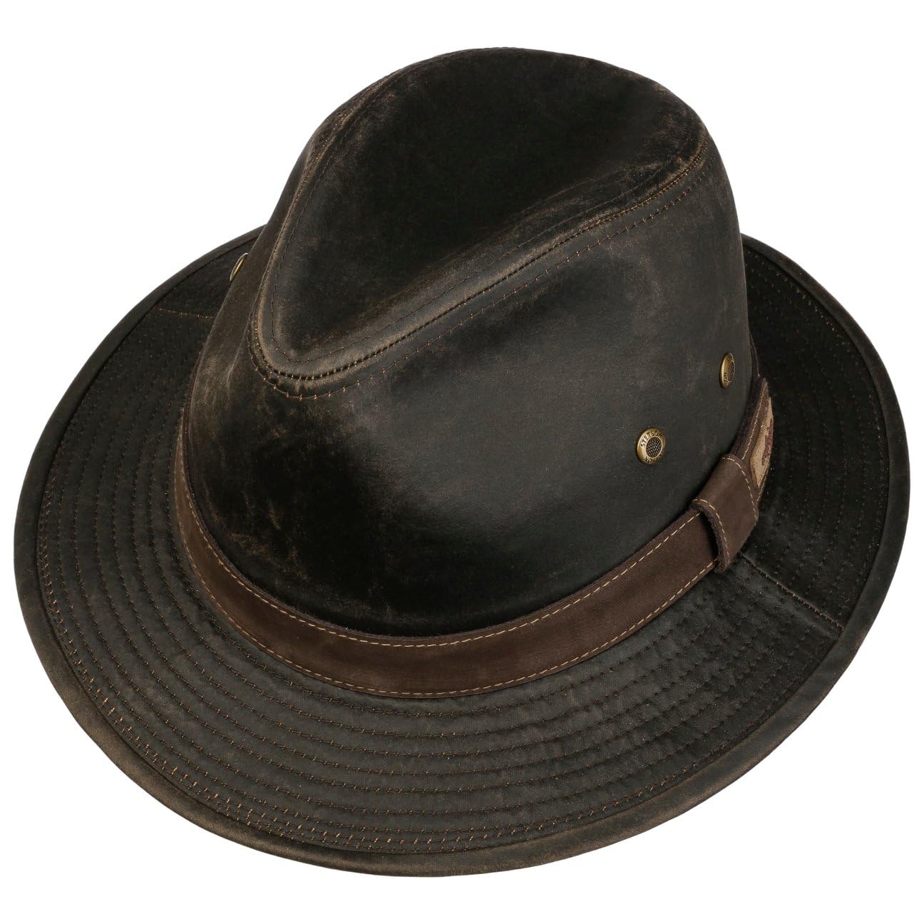 Stetson Traveller Cappello in Tessuto Protezione UV Uomo Tutto l Anno