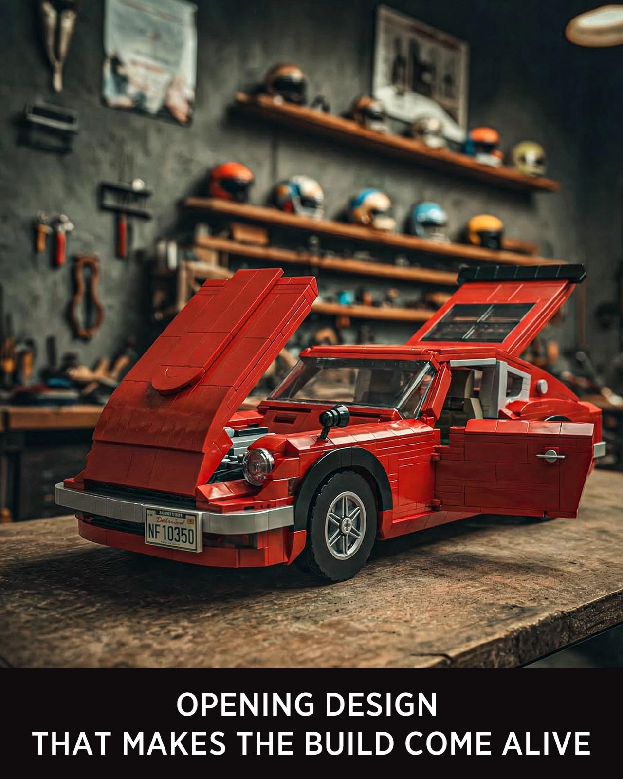 Nifeliz Z240 Sports Car Building Model Set - Image 3