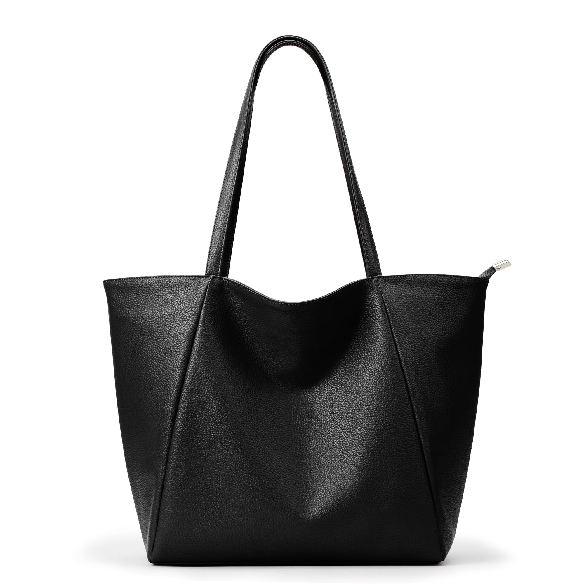 KALIDI Handtasche Damen Shopper Tasche Tote Bag PU Leder Große Schultertasche mit Reißverschluss für Arbeit,Einkauf，Schule