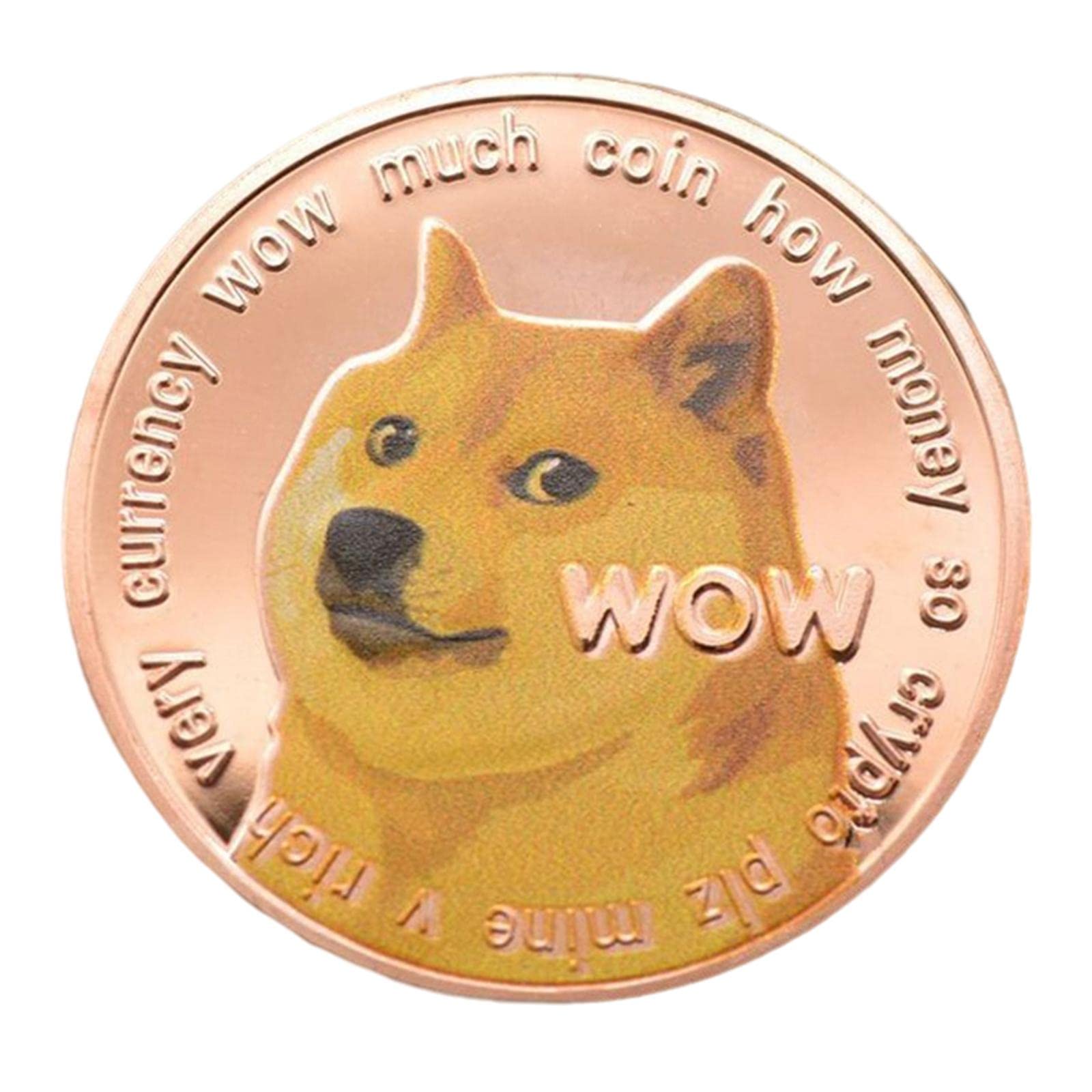 SECRET DESIRE New Type Gold Colored Dogecoin Copper Doge Coin Wow Crypto  Currency Coin Coins & Paper Money | Virtual Currency | Mining Contracts :  Amazon.in: Bags, Wallets and Luggage