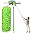 Dusters for Cleaning High Ceiling Fan, Newliton Microfiber Feather Duster with 30\'\' to 100\'\' Telescoping Extension Pole, Long Extendable Duster for Home Car Furniture Cobweb, Green