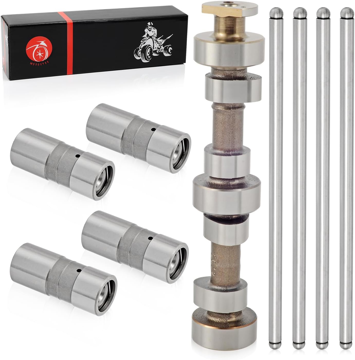 Camshaft & Valve Lifters Kit Push Rods Compatible with Polaris RZR 4 S 800 Ranger Sportsman 600 700 800