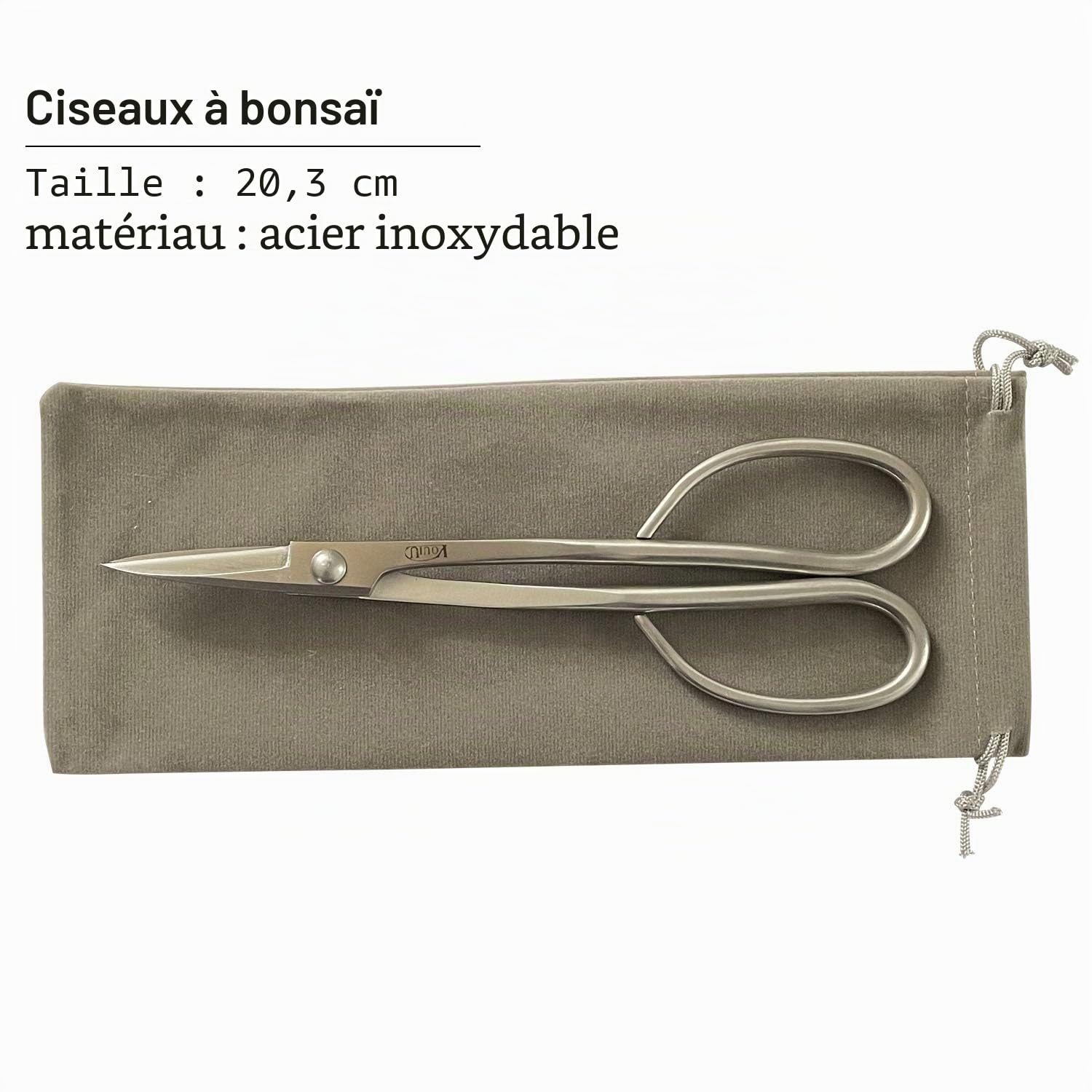 Vouiu Ciseaux à bonsaï 20,3 cm