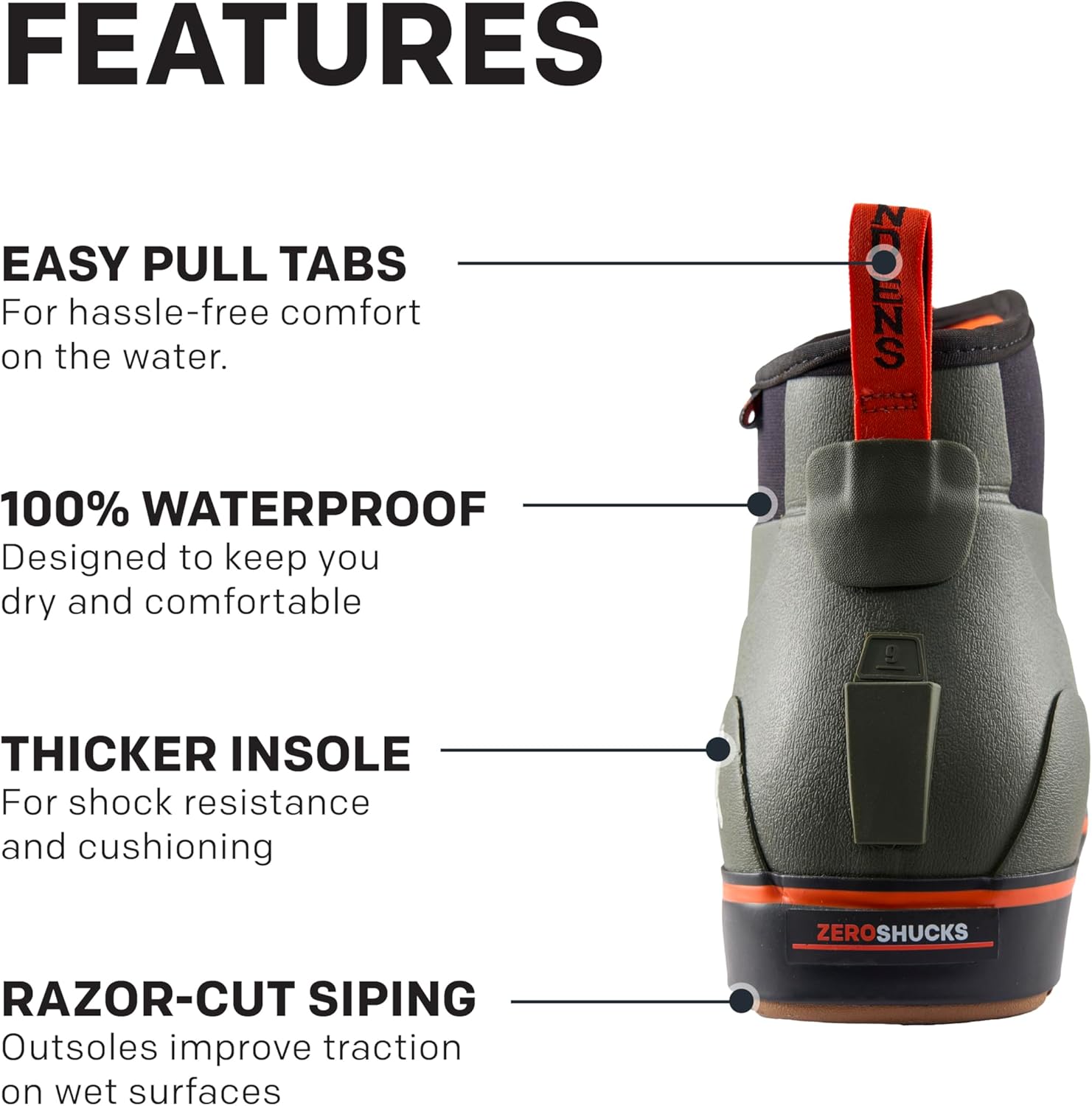 Grundens Men’s DECK-BOSS Ankle Boot | Durable, Waterproof - Image 6