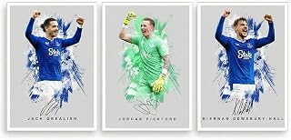Jack Grealish Everton Signed Photo Poster Print Picture Display Framed Autograph Memorabilia for Football Fans Gift Englan... Price In India