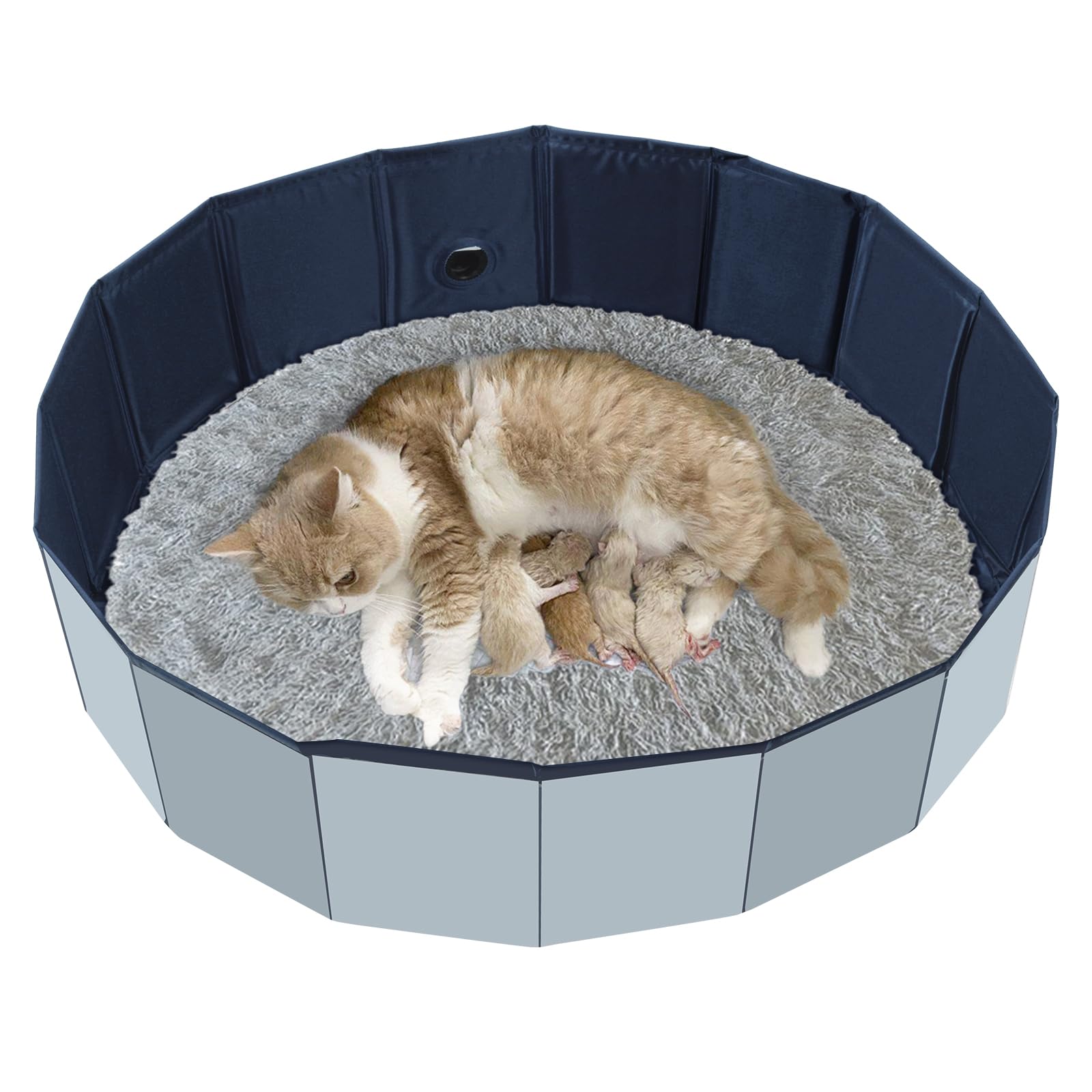 Cat Birthing Box,Whelping Box for Cats,Cat Birthing Nesting Boxs,Whelping Pool,Pet Birth Supplies,Foldable Cates Bath Pool,Convenient Storage, Easy to Clean，Can be Used Indoors or Outdoors