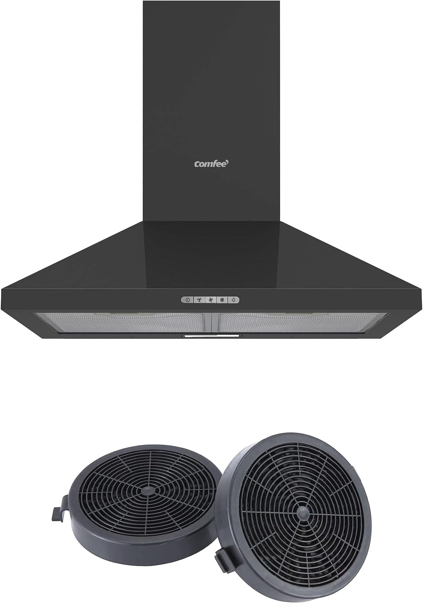 Beaufan 4er-Set Aktivkohlefilter Für COMFEE Dunstabzugshauben - Geruchsneutralisierung